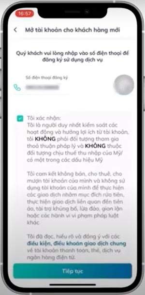 Nhập số điện thoại