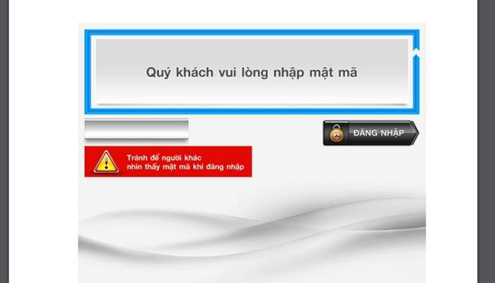 Nhập mật mã bảo vệ 