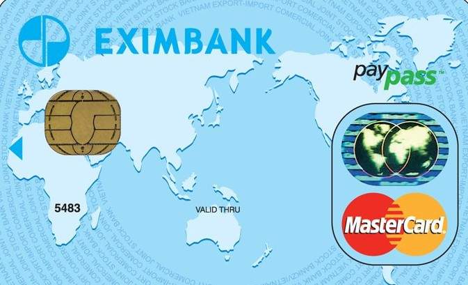 Thẻ MasterCard Paypass Eximbank Debit