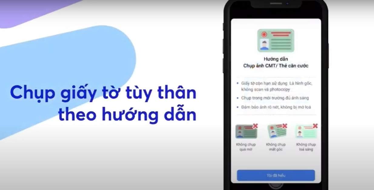 Chụp ảnh giấy tờ tùy thân