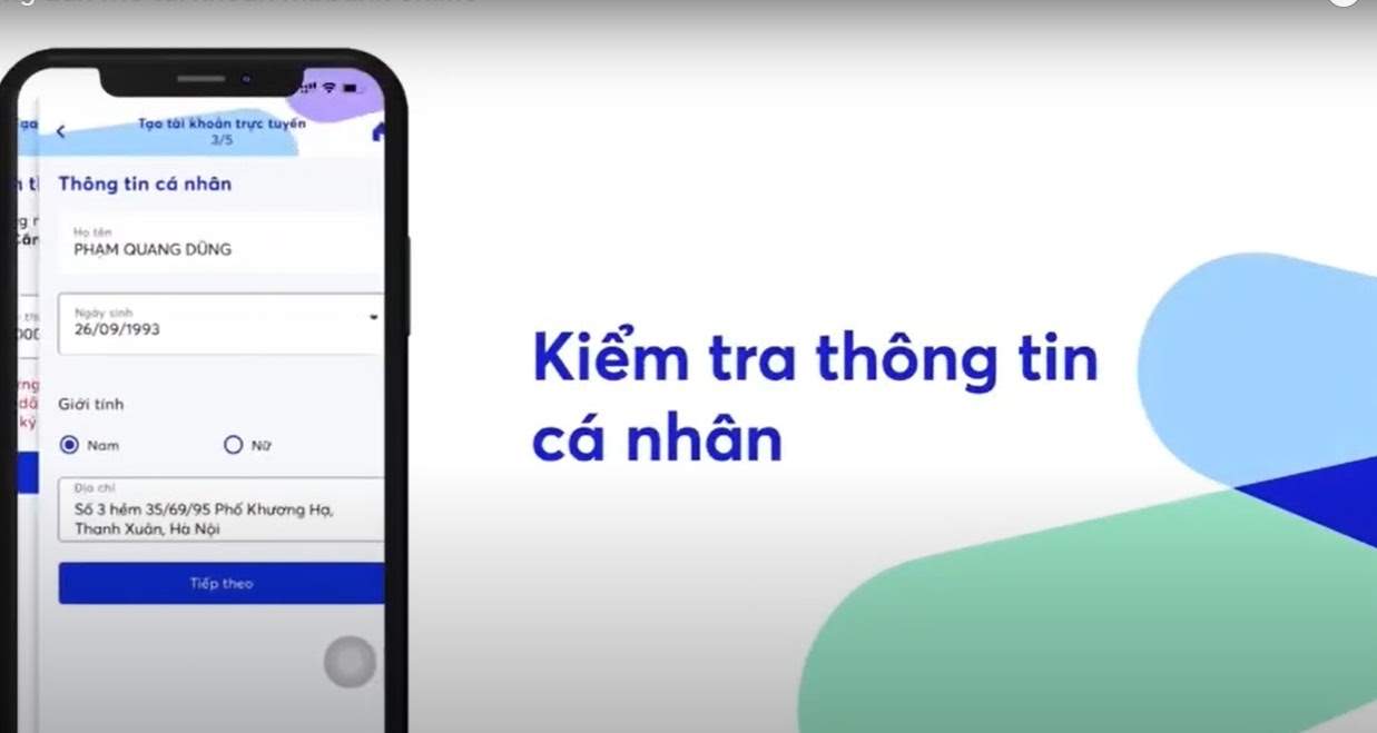 Kiểm tra thông tin cá nhân