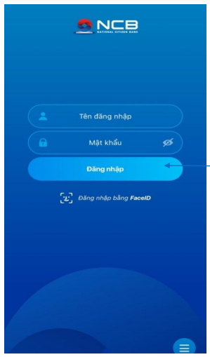 Đăng nhập vào ứng dụng