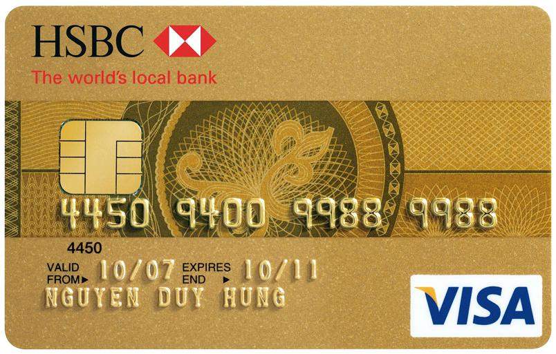 Thẻ trả trước quốc tế HSBC