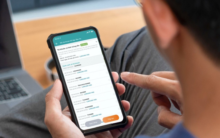 Nhiều ngân hàng triển khai dịch vụ mở tài khoản số đẹp online