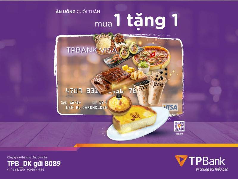 ưu đãi ăn uống thẻ tín dụng TPBank