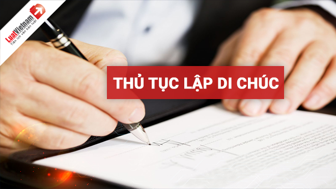 thủ tục lập di chúc