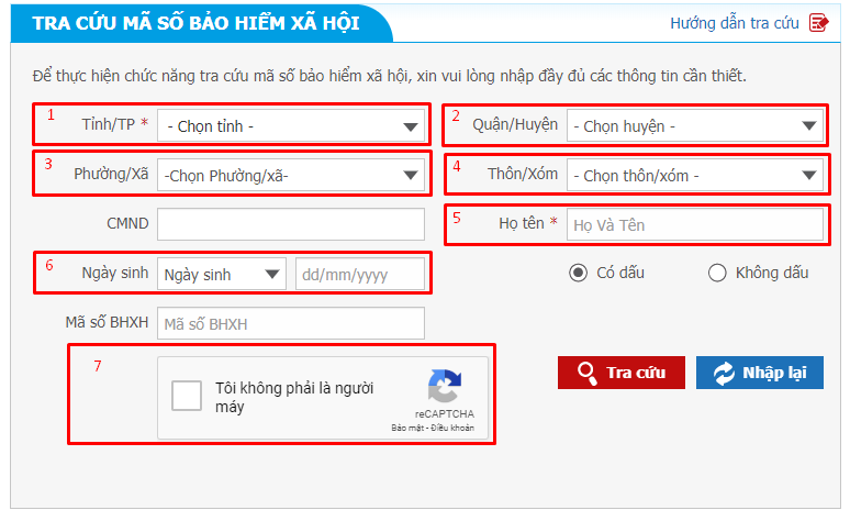 Tra cứu số Sổ BHXH không cần dùng CMND