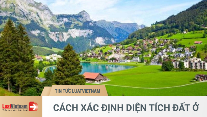 xác định diện tích đất ở
