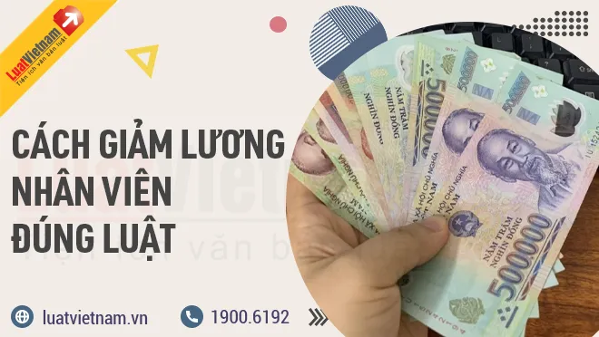 cach giam luong nhan vien dung luat
