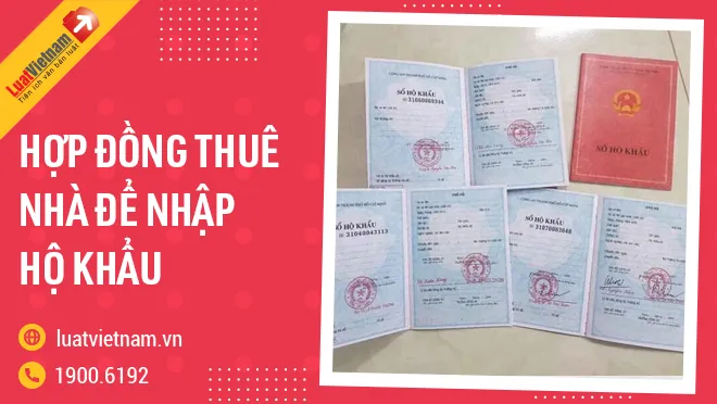 Mẫu hợp đồng thuê nhà để nhập hộ khẩu Mẫu hợp đồng thuê nhà để nhập hộ khẩu
