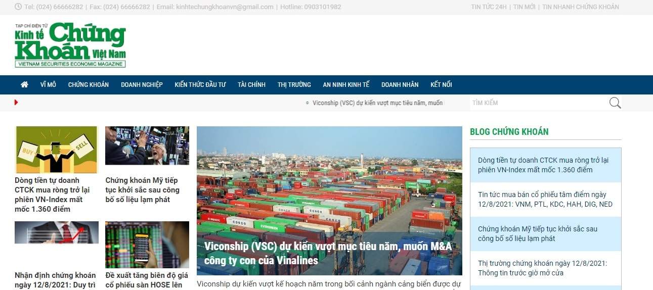 Báo Kinh tế Chứng khoán Việt Nam