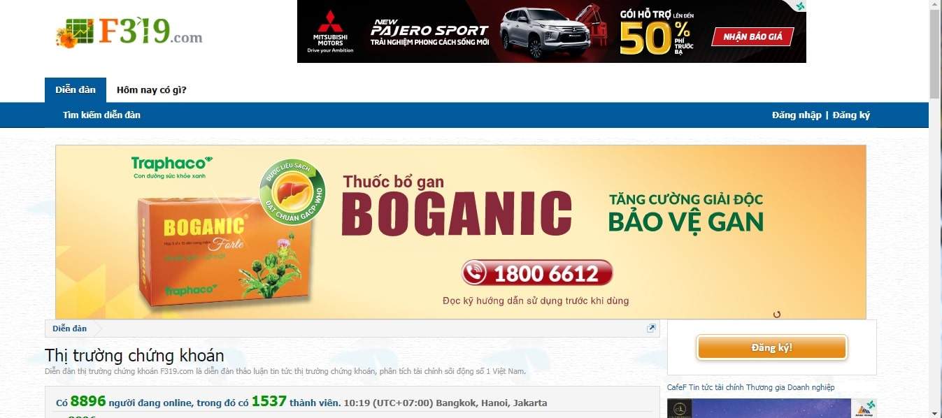 Diễn đàn chứng khoán phái sinh F319