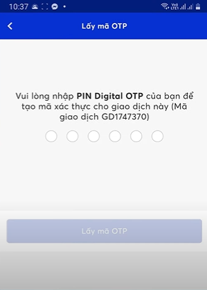 Nhập mã OTP