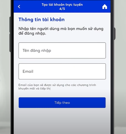 Nhập tên đăng nhập