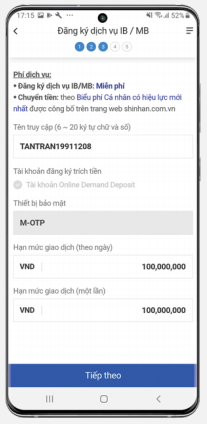 Đăng ký dịch vụ