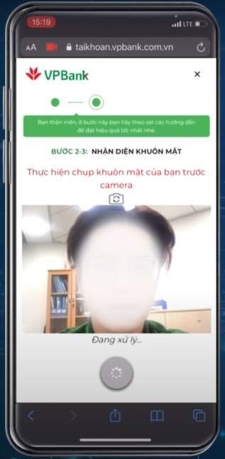 Chụp ảnh khuôn mặt