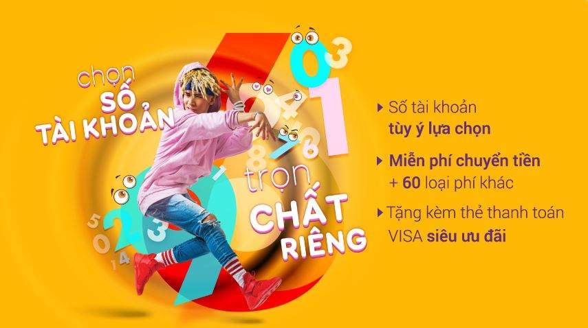 Mở tài khoản số đẹp miễn phí TPBank