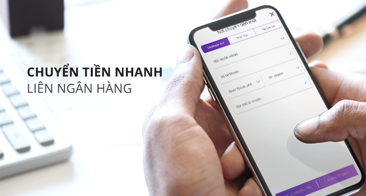 Chuyển tiền qua ứng dụng Mobile banking