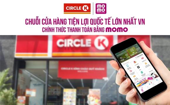Chuyển tiền qua Momo ở Circle K