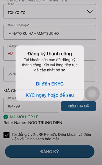Tiếp tục cập nhật hồ sơ