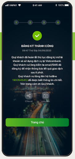 Đăng ký thành công