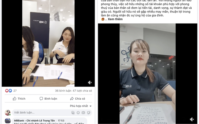 MBBank livestream bán số tài khoản đẹp