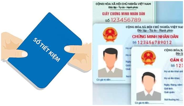 Sổ tiết kiệm sai ngày cấp CMND