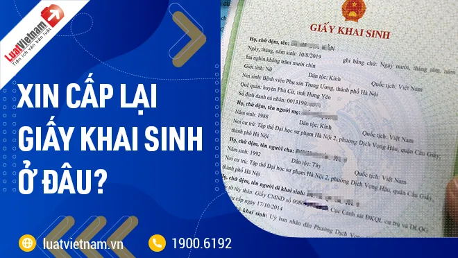 xin cap lai giay khai sinh o dau