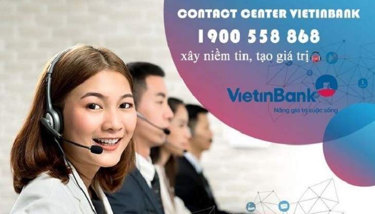 Khóa thẻ Vietinbank qua tổng đài