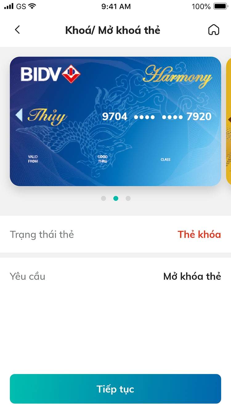 Tạo mở khóa thẻ