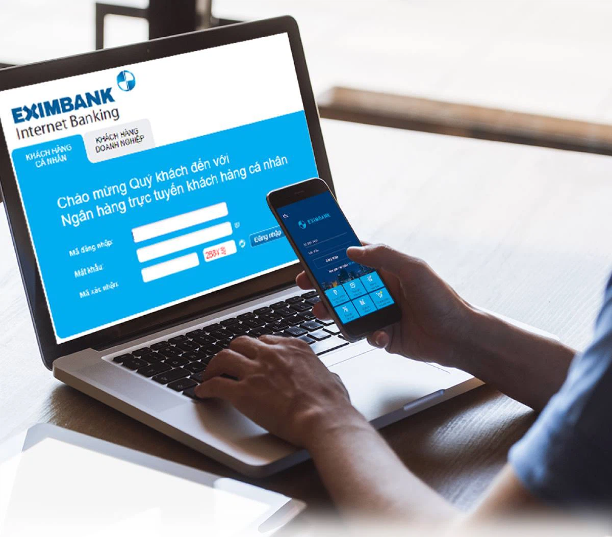 Mở khóa thẻ Eximbank trên Mobile Banking