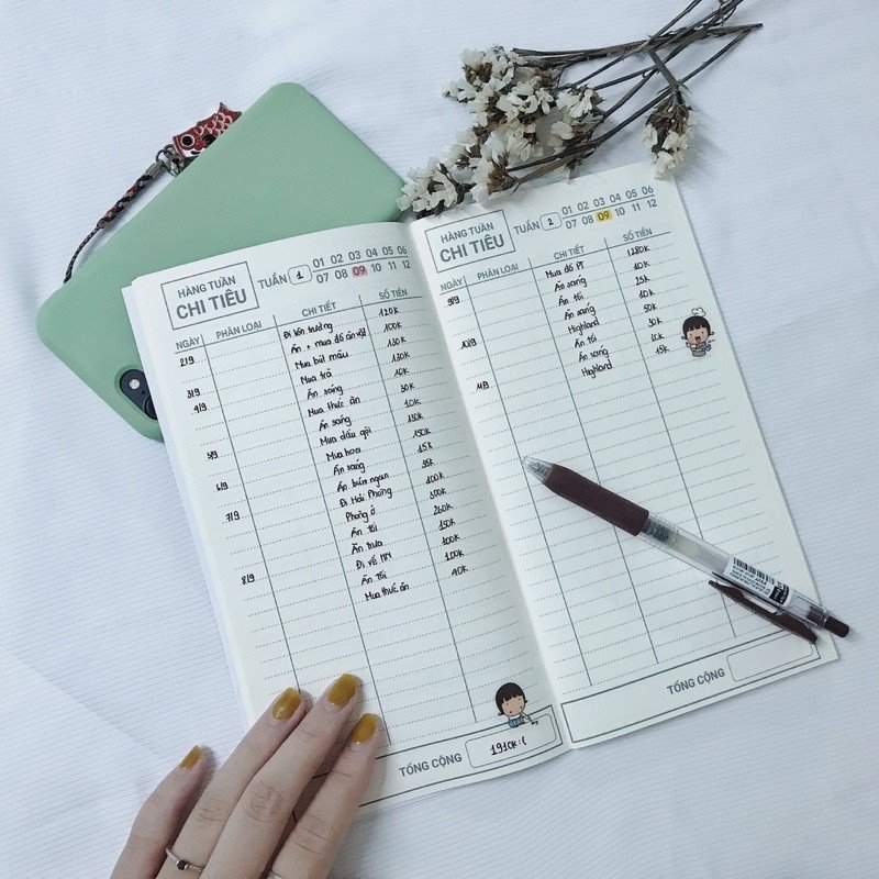 Hãy học cách ghi chép chi tiêu khi tiền lương của bạn thấp 